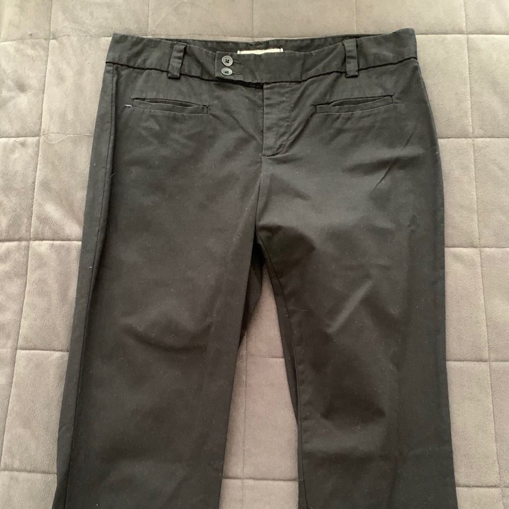 Black cotton pants